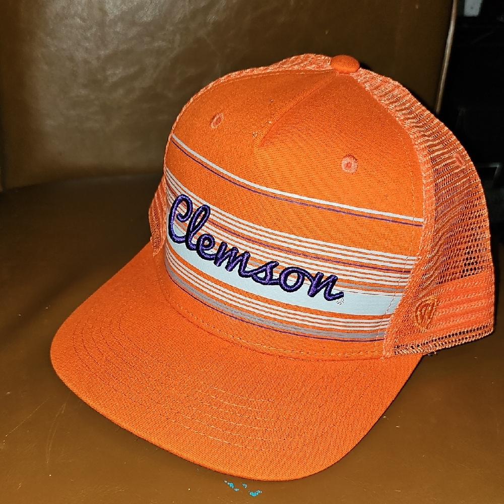 New Clemson Tigers Trucker Snapback Hat By Top Of The World